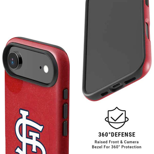 MLB St. Louis Cardinals - Solid Distressed iPhone 17 Air Magsafe Impact Case