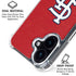 MLB St. Louis Cardinals - Solid Distressed iPhone 17 Clear Case