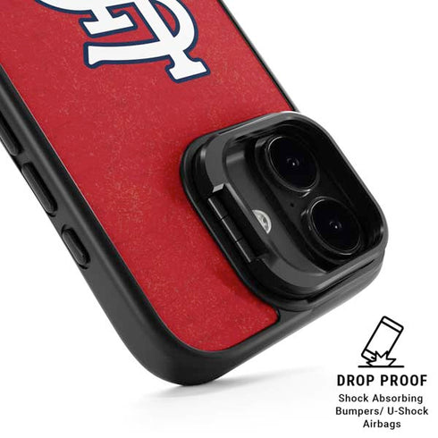 MLB St. Louis Cardinals - Solid Distressed iPhone 17 Kickstand Case