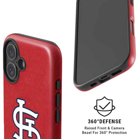 MLB St. Louis Cardinals - Solid Distressed iPhone 17 Magsafe Impact Case