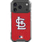 MLB St. Louis Cardinals - Solid Distressed iPhone 17 Pro Clear Case