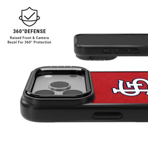 MLB St. Louis Cardinals - Solid Distressed iPhone 17 Pro Kickstand Case