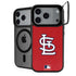 MLB St. Louis Cardinals - Solid Distressed iPhone 17 Pro Max Kickstand Case