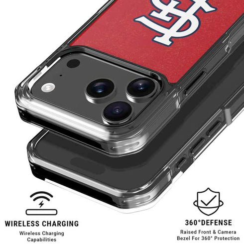 MLB St. Louis Cardinals - Solid Distressed iPhone 17 Pro Max MagSafe Case