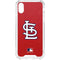 MLB St. Louis Cardinals - Solid Distressed iPhone XS Clear Case