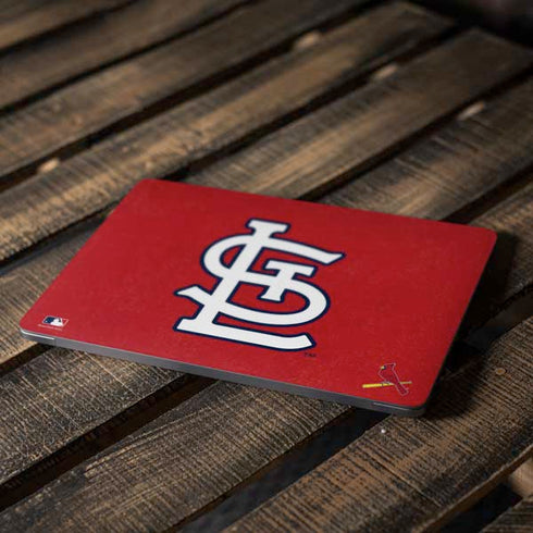 MLB St. Louis Cardinals - Solid Distressed Apple MacBook Air Skin