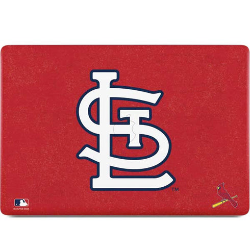 MLB St. Louis Cardinals - Solid Distressed MacBook Skins