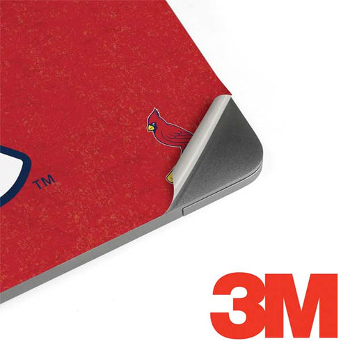 MLB St. Louis Cardinals - Solid Distressed MacBook Skins