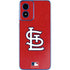 MLB St. Louis Cardinals - Solid Distressed Moto G Play 4G (2024) Skin