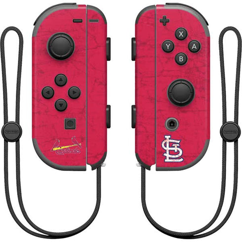 MLB St. Louis Cardinals - Solid Distressed Nintendo Skins