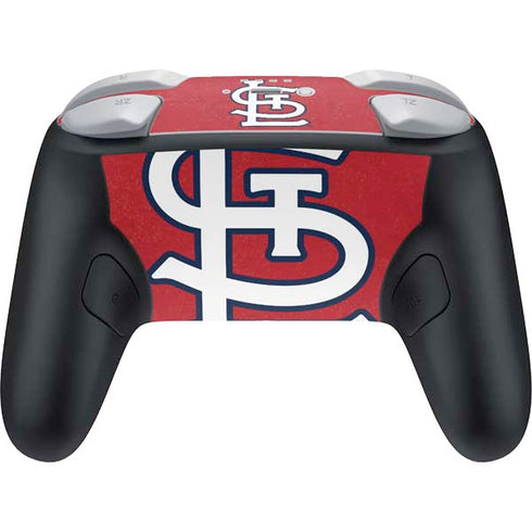 MLB St. Louis Cardinals - Solid Distressed Nintendo Switch 2 (2025) Pro Controller Skin