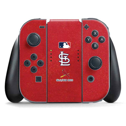 MLB St. Louis Cardinals - Solid Distressed Nintendo Skins