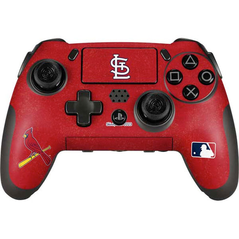 MLB St. Louis Cardinals - Solid Distressed PlayStation Scuf Vantage 2 Controller Skin