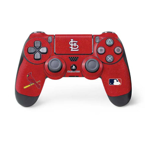 MLB St. Louis Cardinals - Solid Distressed PlayStation PS4 Skins