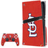 MLB St. Louis Cardinals - Solid Distressed PlayStation PS5 Skins