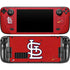 MLB St. Louis Cardinals - Solid Distressed Steam Deck Handheld Gaming Computer OLED Skin