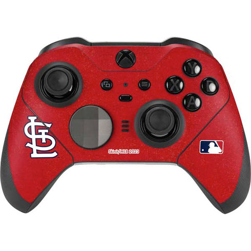 MLB St. Louis Cardinals - Solid Distressed Xbox Elite Wireless Controller Series 2 Skin