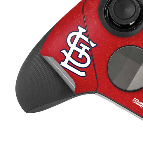MLB St. Louis Cardinals - Solid Distressed Xbox Elite Wireless Controller Series 2 Skin