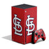 MLB St. Louis Cardinals - Solid Distressed Xbox Series X Bundle Skin