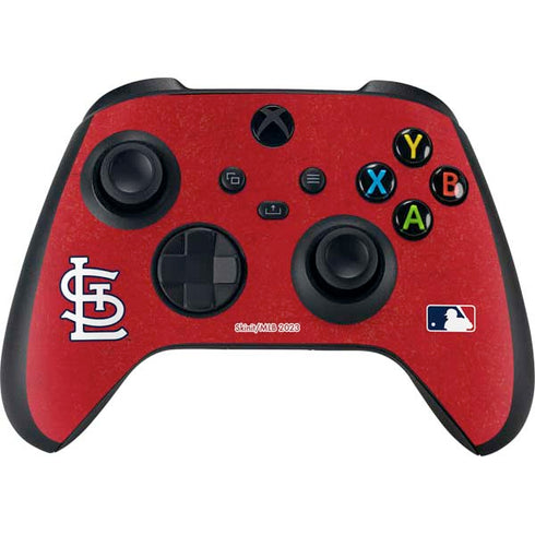 MLB St. Louis Cardinals - Solid Distressed Xbox Series X Bundle Skin