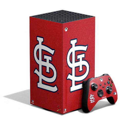 MLB St. Louis Cardinals - Solid Distressed XBox Series X Digital Edition Bundle Skin