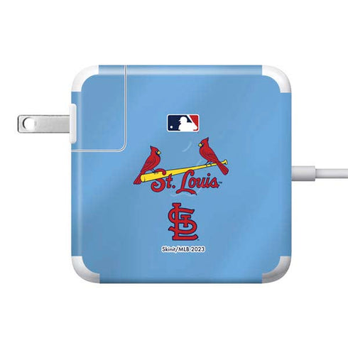 MLB St. Louis Cardinals Alternate/Away Jersey 85W Power Adapter (15 and 17 inch MacBook Pro Charger) Skin