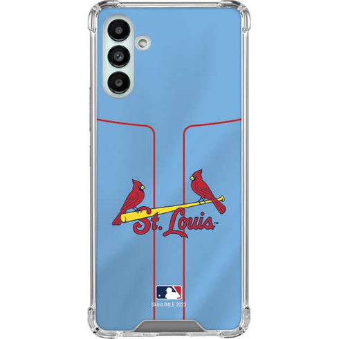 MLB St. Louis Cardinals Alternate/Away Jersey Galaxy A13 5G Clear Case