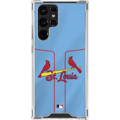 MLB St. Louis Cardinals Alternate/Away Jersey Galaxy S23 Ultra Clear Case