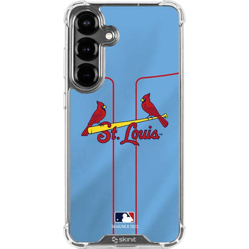 MLB St. Louis Cardinals Alternate/Away Jersey Galaxy S26 Plus Clear Case