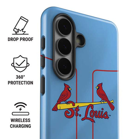 MLB St. Louis Cardinals Alternate/Away Jersey Galaxy S26 Plus Impact Case