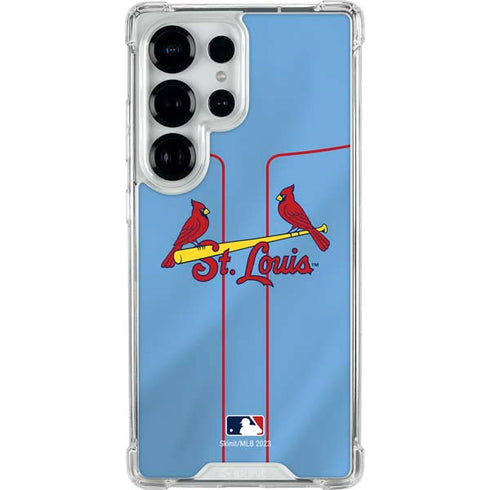 MLB St. Louis Cardinals Alternate/Away Jersey Galaxy S26 Ultra Clear Case