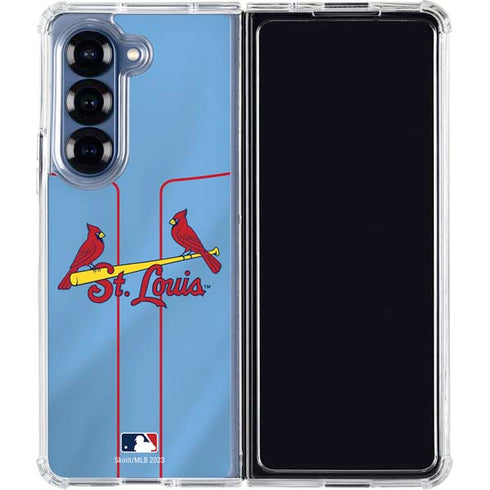 MLB St. Louis Cardinals Alternate/Away Jersey Galaxy Z Fold7 Clear Case