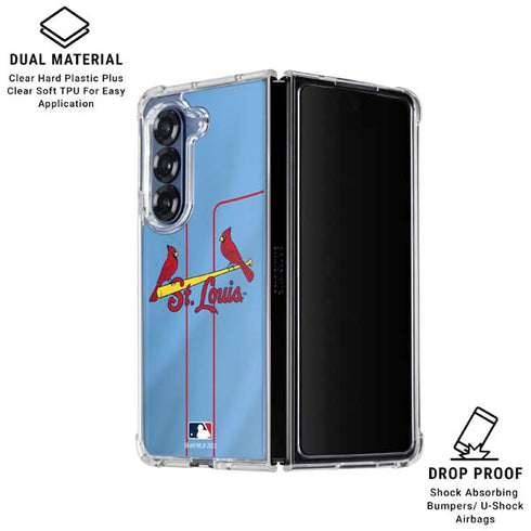 MLB St. Louis Cardinals Alternate/Away Jersey Galaxy Z Fold7 Clear Case