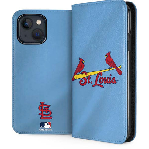 MLB St. Louis Cardinals Alternate/Away Jersey iPhone 15 Plus Folio Case