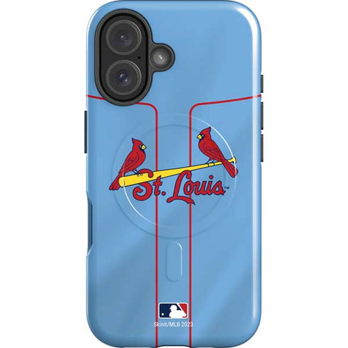 MLB St. Louis Cardinals Alternate/Away Jersey iPhone 16 Plus Magsafe Impact Case