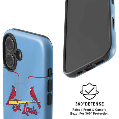 MLB St. Louis Cardinals Alternate/Away Jersey iPhone 16 Plus Magsafe Impact Case