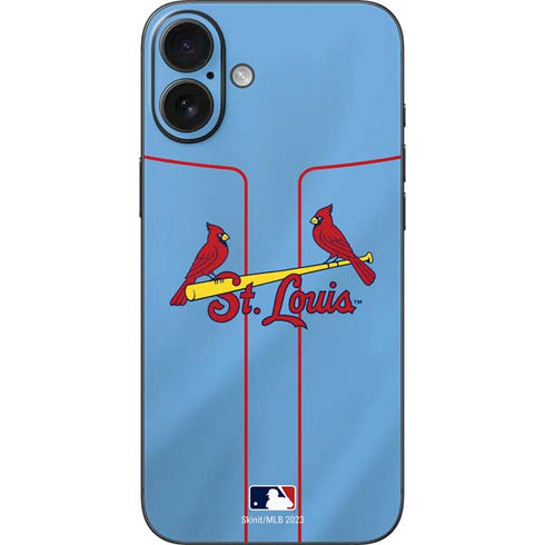 MLB St. Louis Cardinals Alternate/Away Jersey iPhone 16 Plus Skin