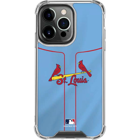 MLB St. Louis Cardinals Alternate/Away Jersey iPhone 16 Pro Clear Case