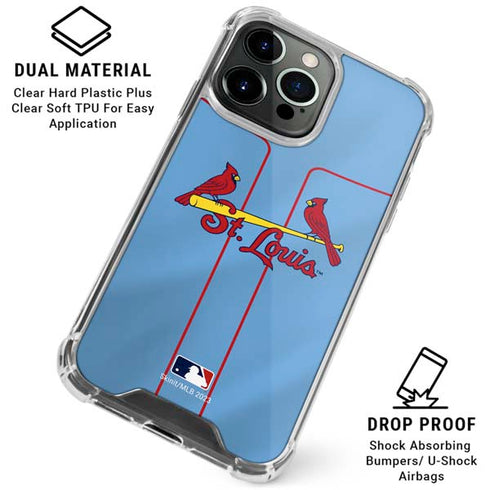 MLB St. Louis Cardinals Alternate/Away Jersey iPhone 16 Pro Clear Case