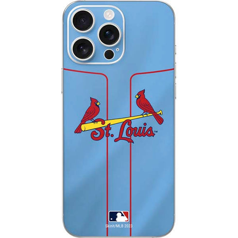 MLB St. Louis Cardinals Alternate/Away Jersey iPhone 16 Pro Max Skin