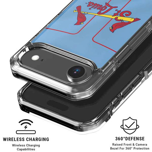 MLB St. Louis Cardinals Alternate/Away Jersey iPhone 17 Air Clear Case