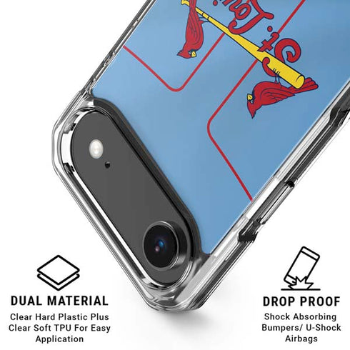 MLB St. Louis Cardinals Alternate/Away Jersey iPhone 17 Air Clear Case