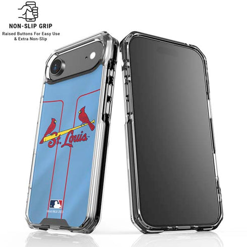 MLB St. Louis Cardinals Alternate/Away Jersey iPhone 17 Air Clear Case