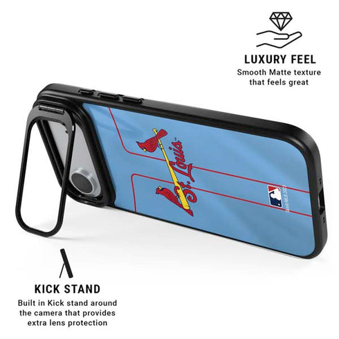 MLB St. Louis Cardinals Alternate/Away Jersey iPhone 17 Air Kickstand Case