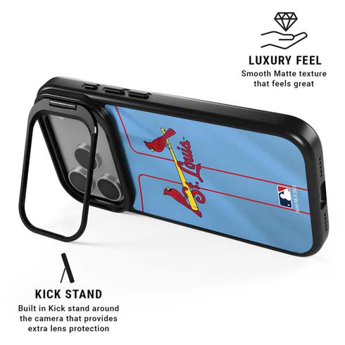 MLB St. Louis Cardinals Alternate/Away Jersey iPhone 17 Pro Kickstand Case