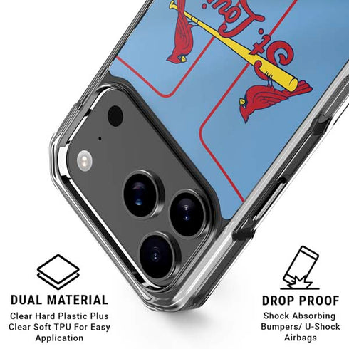 MLB St. Louis Cardinals Alternate/Away Jersey iPhone 18 Pro Clear Case