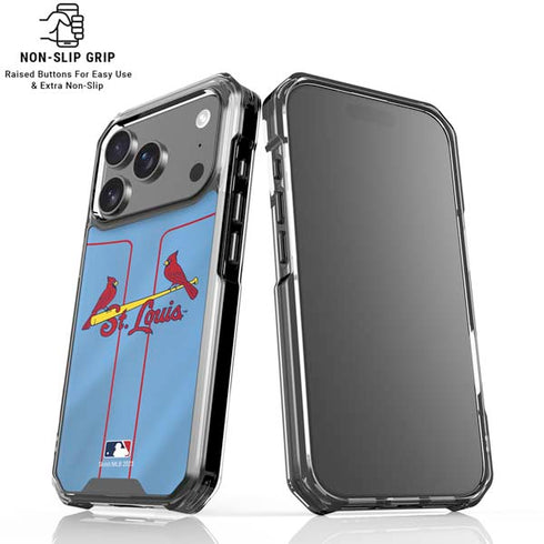MLB St. Louis Cardinals Alternate/Away Jersey iPhone 18 Pro Clear Case