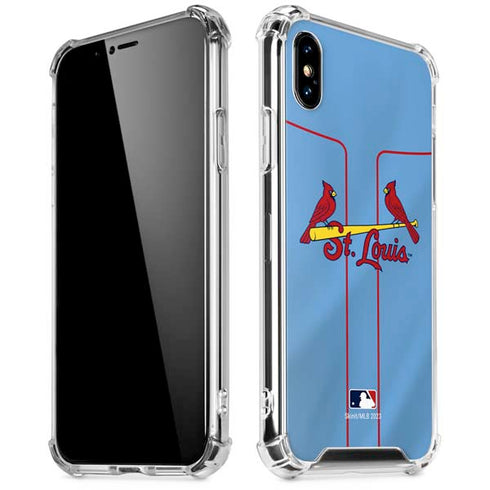MLB St. Louis Cardinals Alternate/Away Jersey iPhone X/XS Clear Case