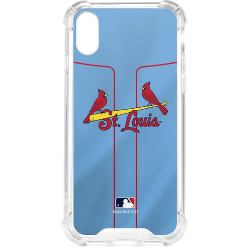 MLB St. Louis Cardinals Alternate/Away Jersey iPhone XS Clear Case