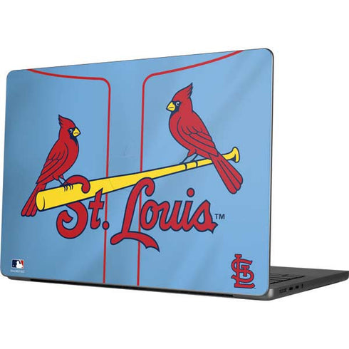 MLB St. Louis Cardinals Alternate/Away Jersey Apple MacBook Pro 14-inch Skin